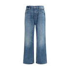 Blue Cotton Relaxed Fit Jeans