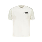 White Cotton Men's T-Shirt