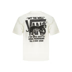 White Cotton Men's T-Shirt