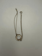 TIFFANY & CO. Silver Bracelet with Double Chain
