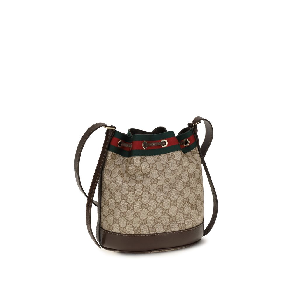 Beige Cotton Backet Bag