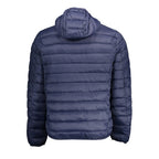 Blue Polyamide Men's Jacket