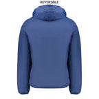 Blue Polyamide Men Jacket