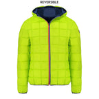 Blue Polyamide Men Jacket