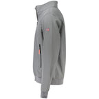Gray Polyester Men's Jacket