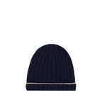 Blue Cashmere Beanie
