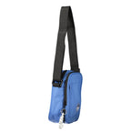 Blue Polyester Shoulder Bag