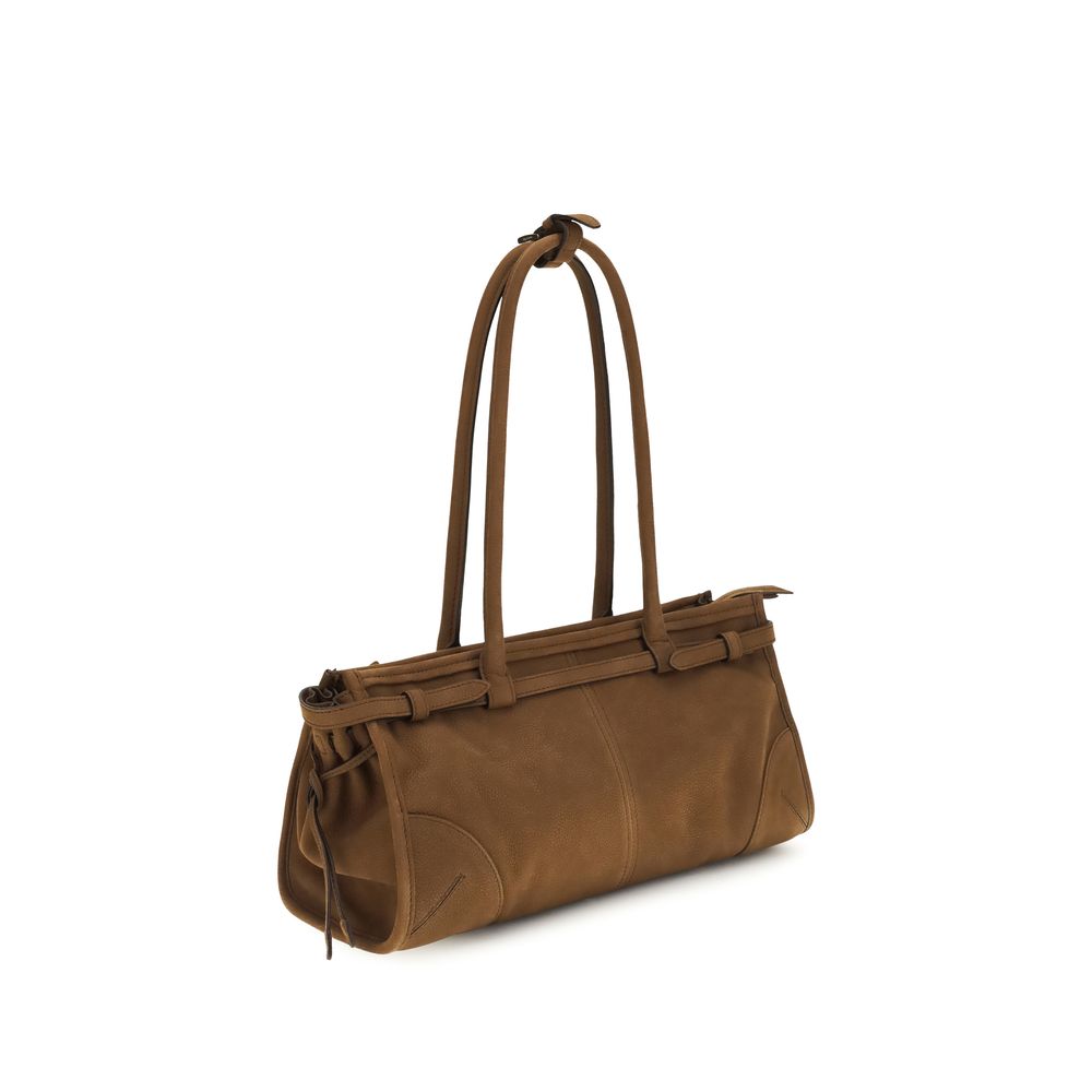 Brown Calf Leather Bos Taurus Handbag
