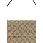 Brown Fabric Shoulder Bag