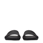 Black Cotton Slippers