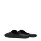 Black Cotton Slippers