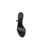 Black Calf Leather Bos Taurus Strap-On Sandals