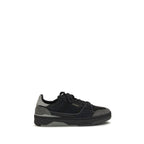 Black Calf Leather Bos Taurus Low Top Sneakers