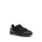 Black Calf Leather Bos Taurus Low Top Sneakers