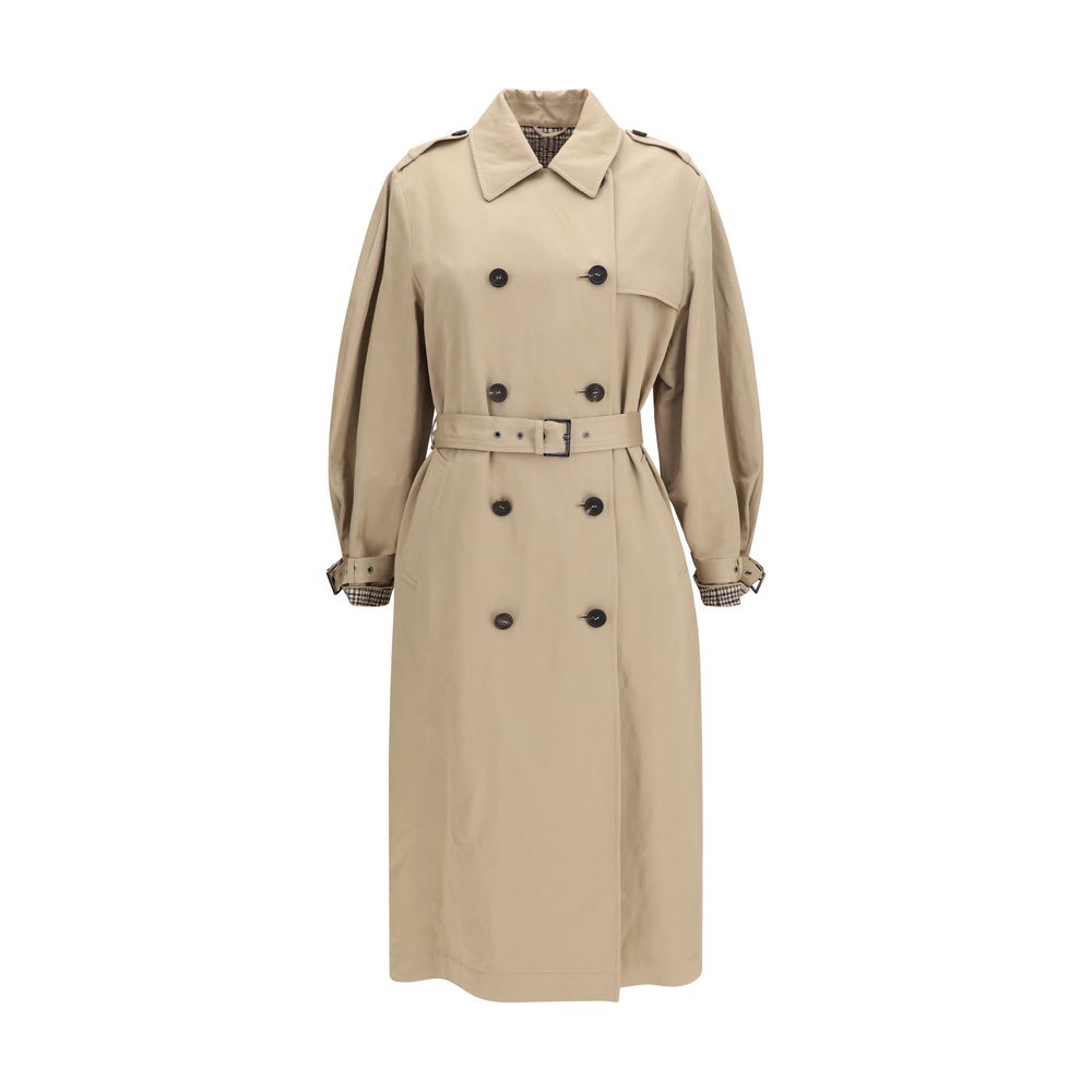 Beige Cotton Coat