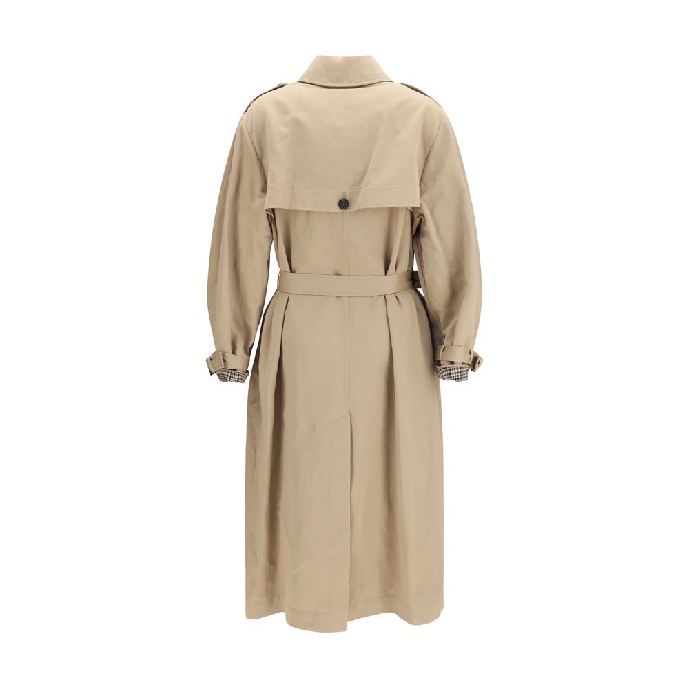 Beige Cotton Coat