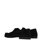 Black Leather Slip-On Loafers