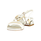 White Polyurethane Women's Sandal
