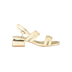Beige Polyethylene Flat Sandals