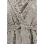 Beige Linen Cardigan