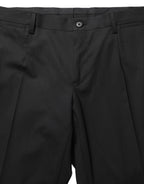 Black Wool Skinny Leg Dress Men Trouser Pants