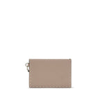 Beige Calf Leather Bos Taurus Clutch Bag