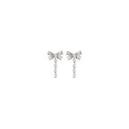 Silver Brass Earrings