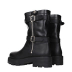 Black Leather Ankle Boots