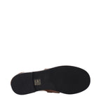 Brown Leather Slip-On Loafers