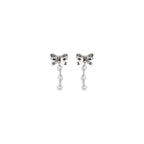 Silver Brass Earrings
