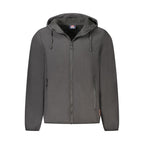 Black Polyester Men's Jacket