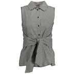 Black Cotton Women Shirt