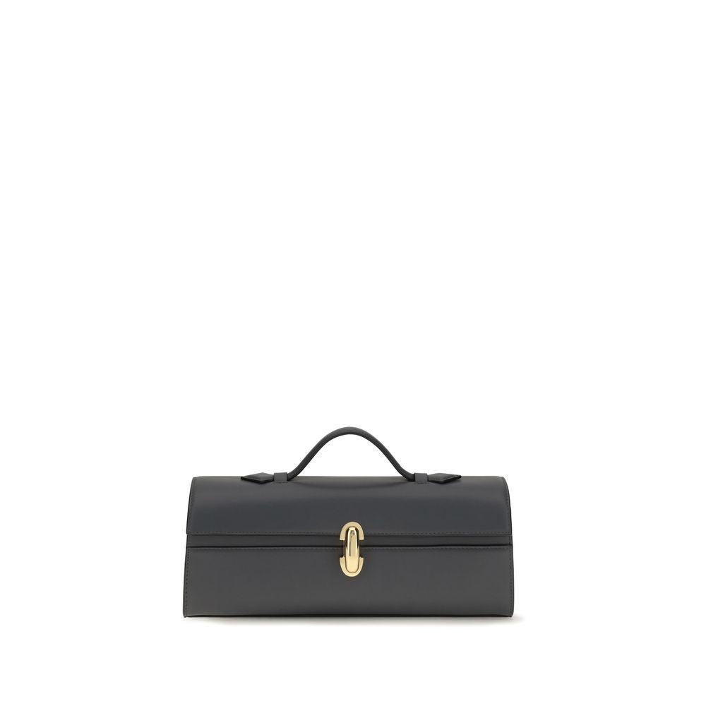 Gray Calf Leather Bos Taurus Handbag