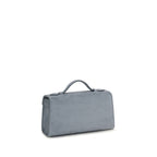 Blue Calf Leather Bos Taurus Handbag