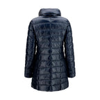 Blue Polyamide Full-Length Jacket