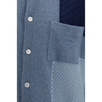 Blue Cotton Cardigan