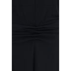 Black Viscose Casual Dress