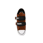 Brown Calfskin Low Top Sneakers