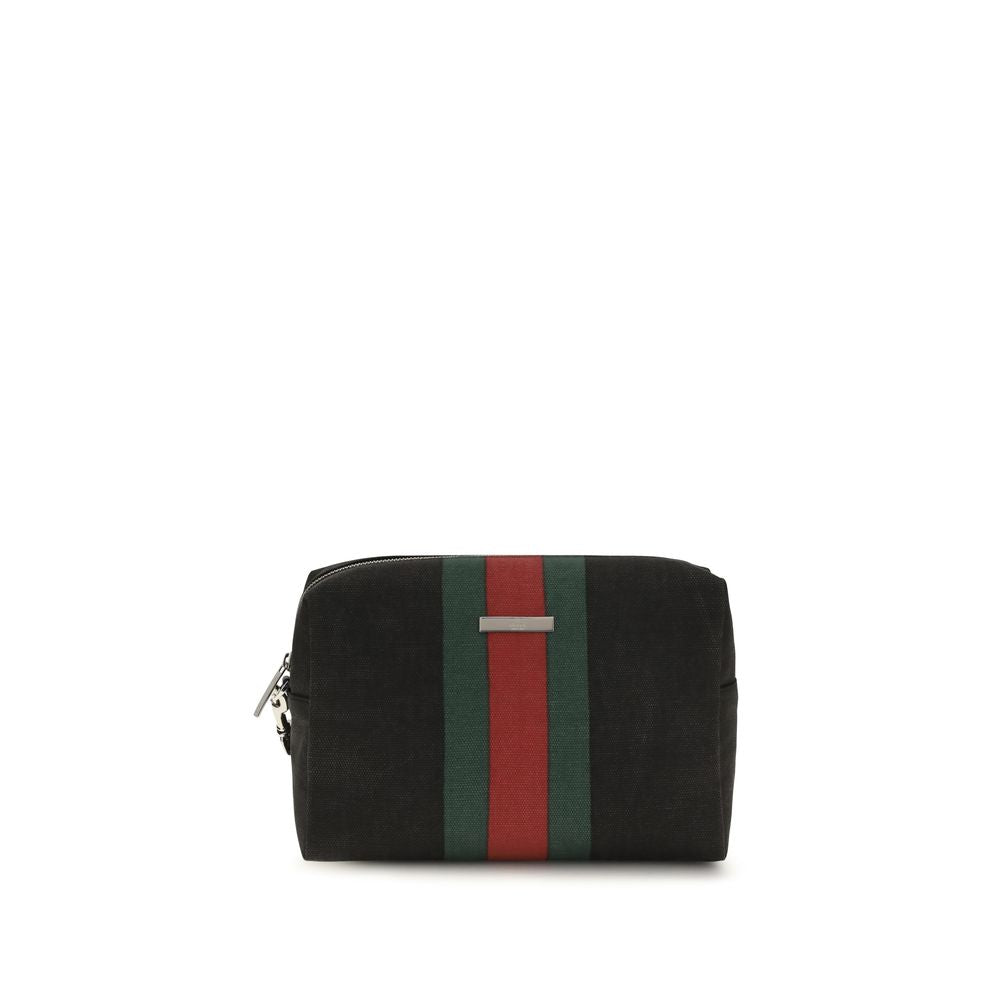 Black Fabric Handbag