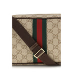Beige Fabric Shoulder Bag