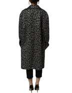 Brown Mohair Belted Long Trench Coat Jacket