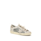 Beige Calf Leather Bos Taurus Sneakers
