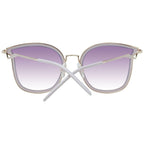 Beige Metal Sunglasses