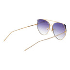 Gold Metal Sunglasses