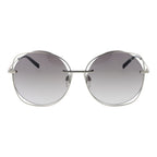 Gray Metal Sunglasses