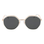 White Metal Sunglasses