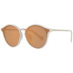 Beige Plastic Sunglasses