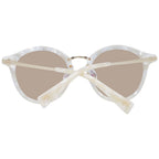 Beige Plastic Sunglasses