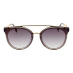 Brown Metal Sunglasses