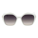 White Acetate Sunglasses